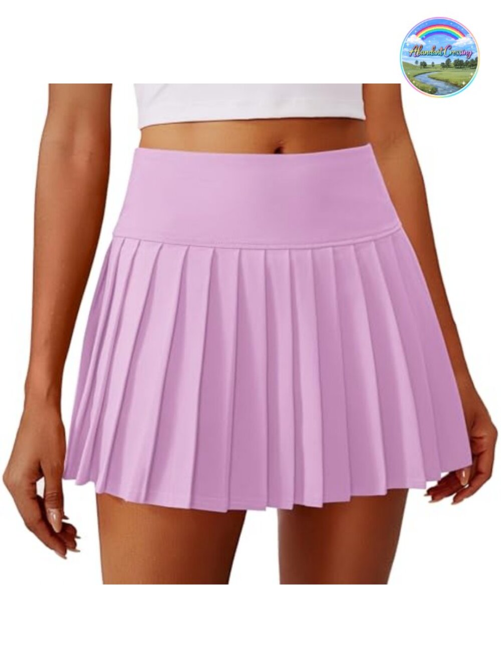 Pleated Tennis Skirt Mini Athletic Golf Skort with Pocket High Waist